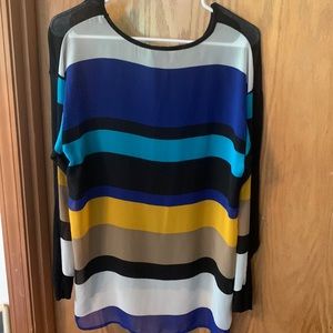 Bobeau shirt small polyester excellent condition